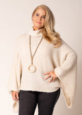 Leah Knit Top in Cream