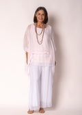Amulet Silk Top in Modena Pink