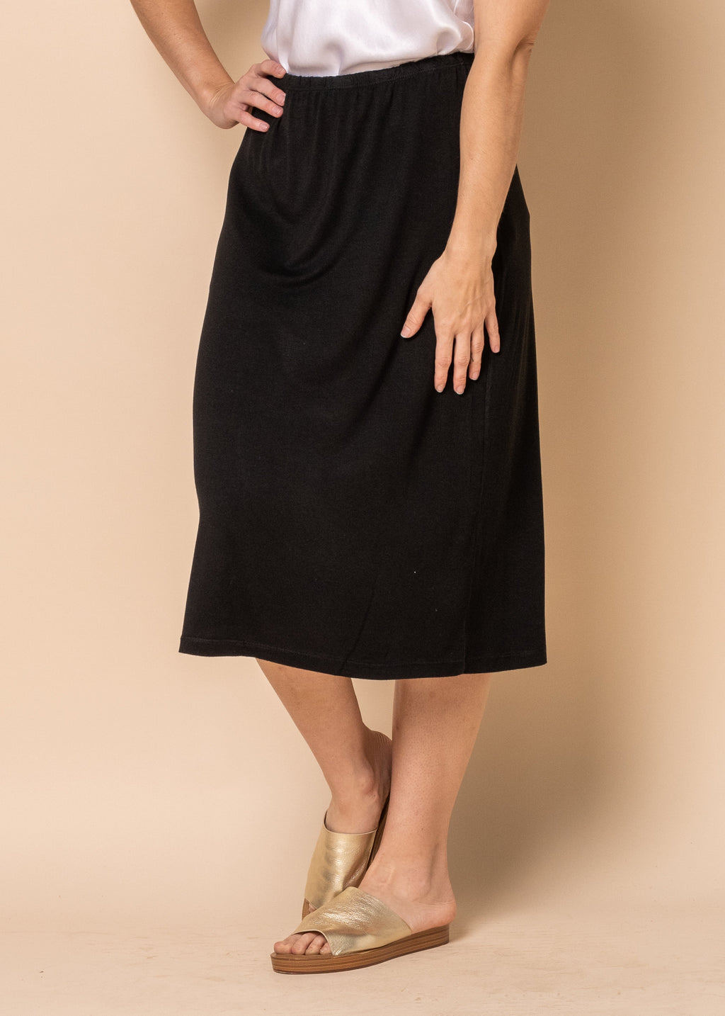 Bellamy Half Slip in Onyx