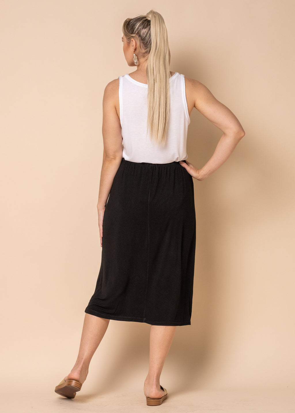 Briar Half Slip in Onyx