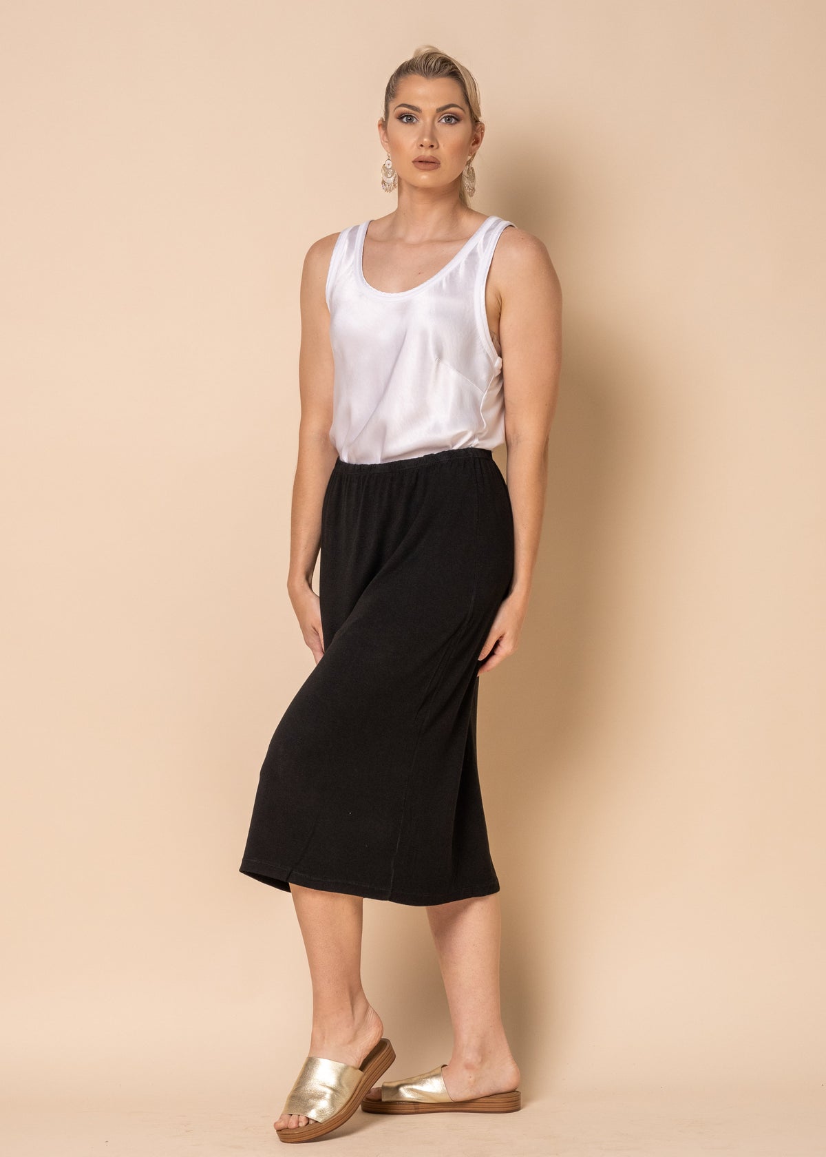 Bellamy Half Slip in Onyx