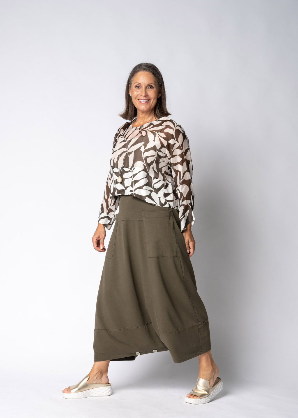 Isolde Skirt in Moss Green