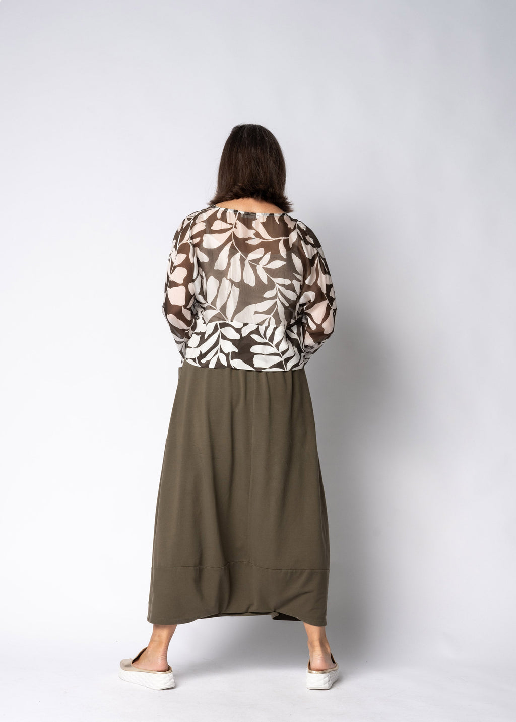 Isolde Skirt in Moss Green