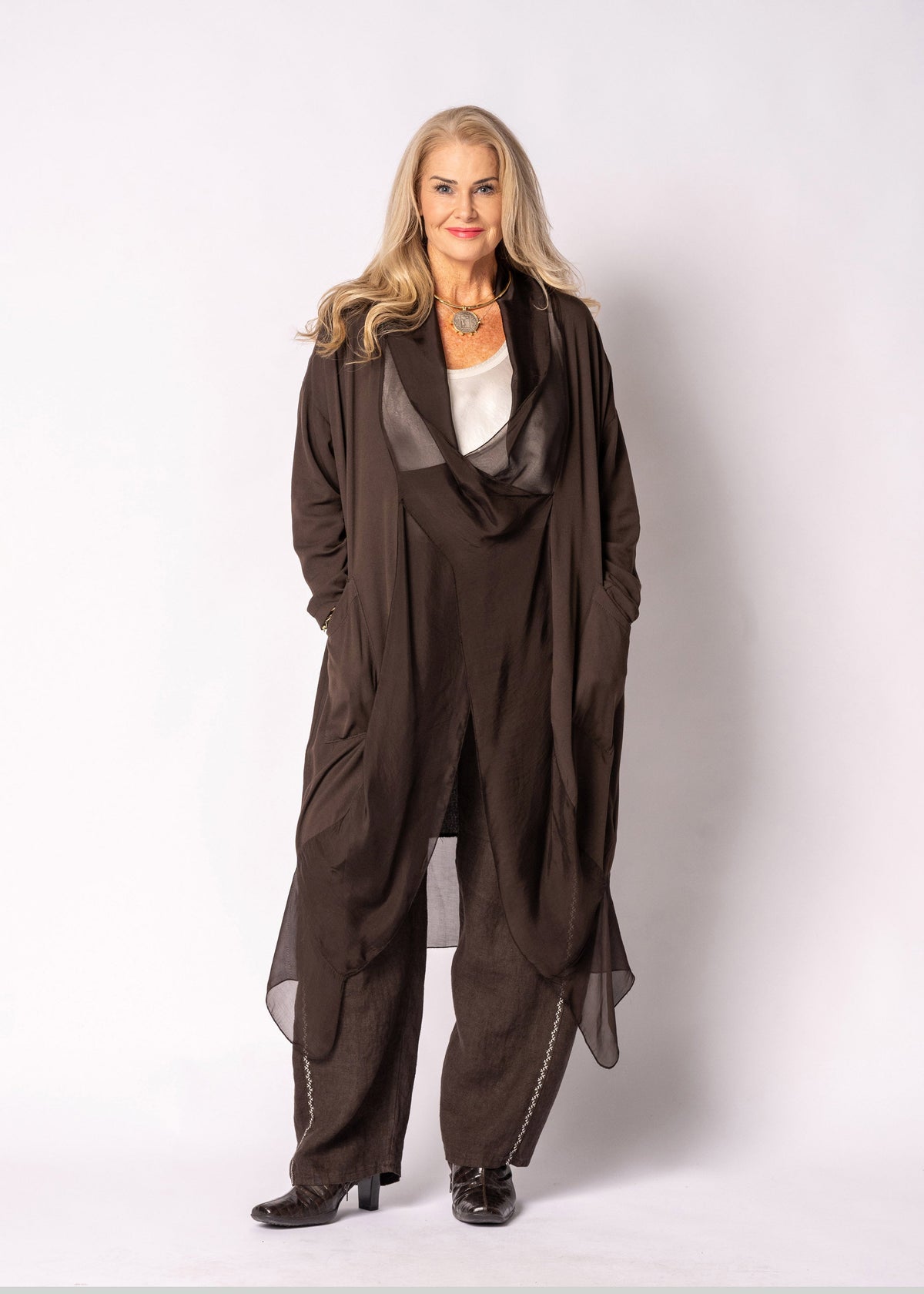 Miraline Top in Chocolate Truffle