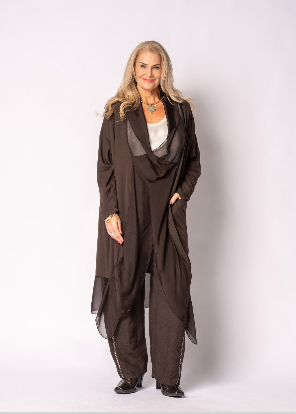 Miraline Top in Chocolate Truffle