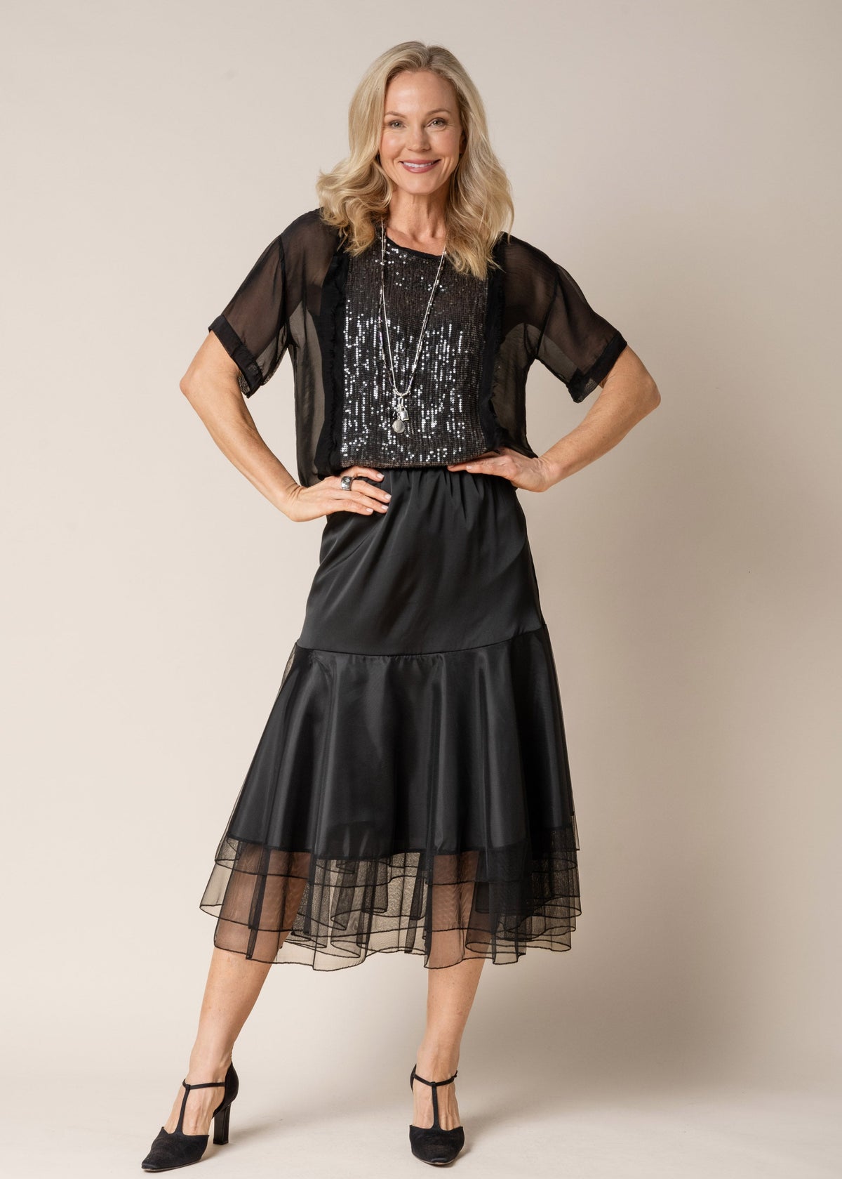 Nami Skirt in Onyx