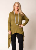 Stephie Top in Green Olive