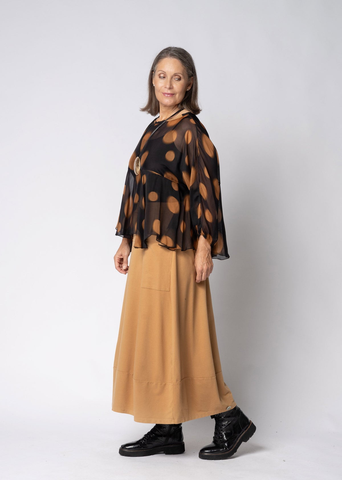 Isolde Skirt in Sahara Sand
