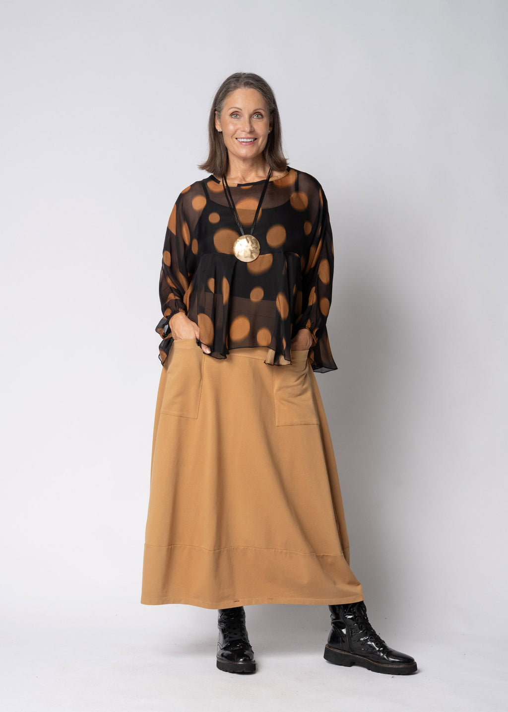 Isolde Skirt in Sahara Sand
