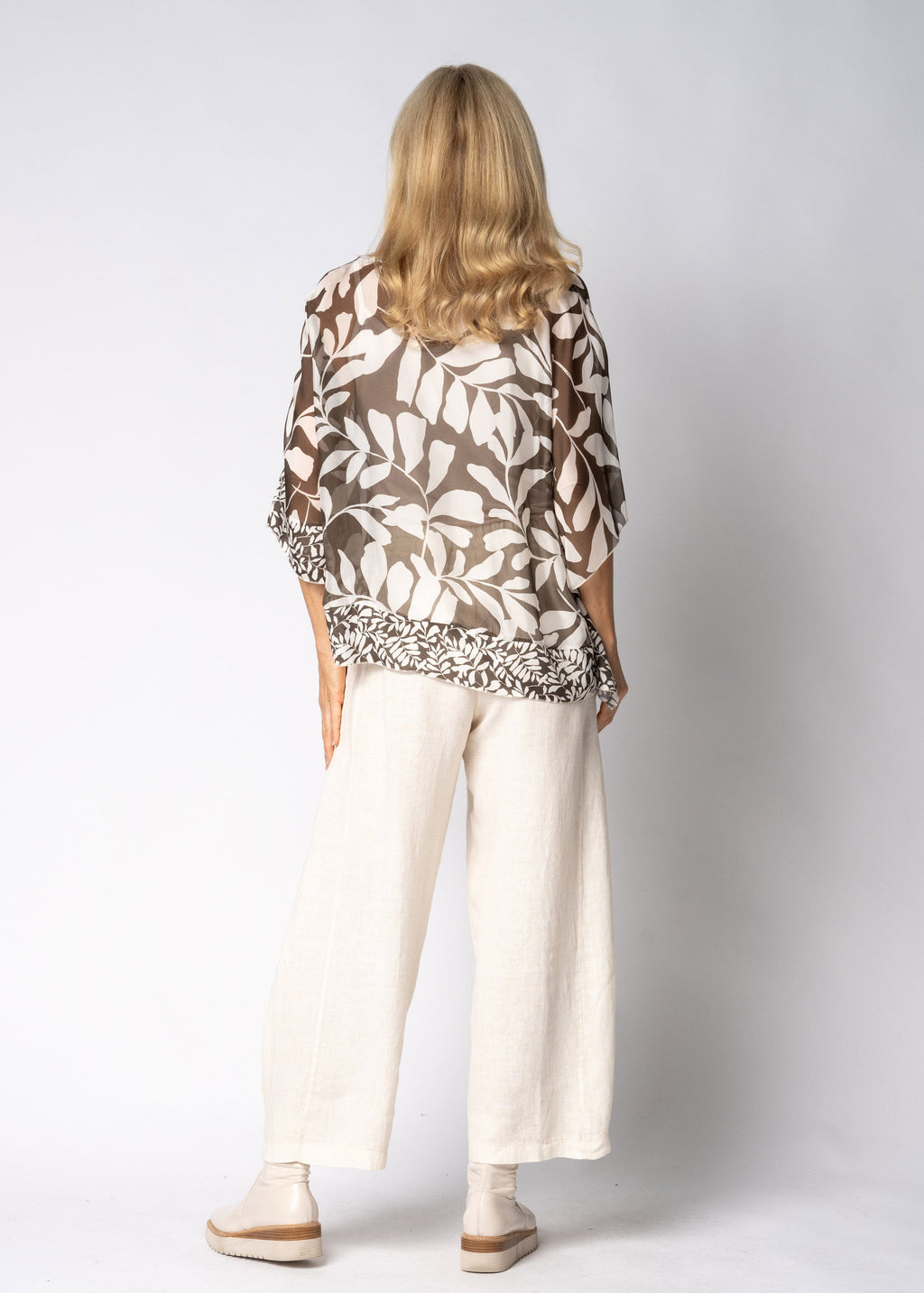 Olenna Linen Pants in Cream