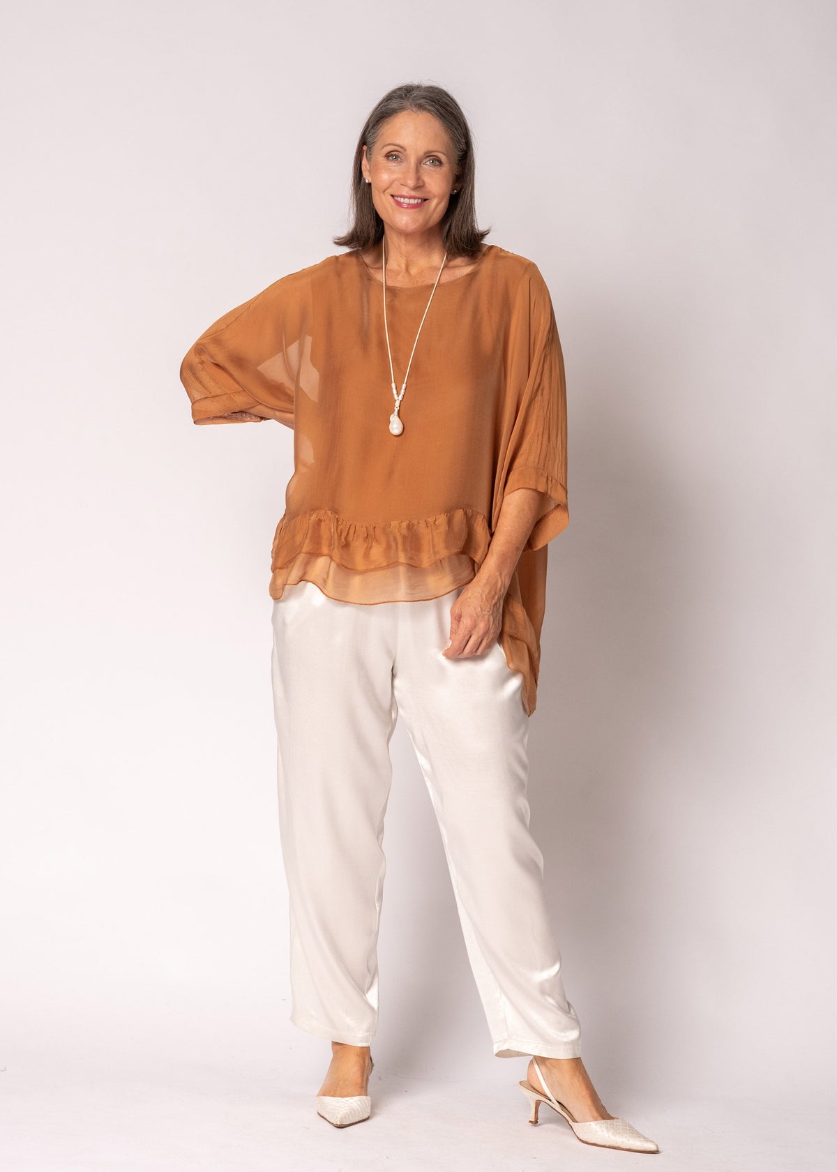 Caselle Pants in Latte