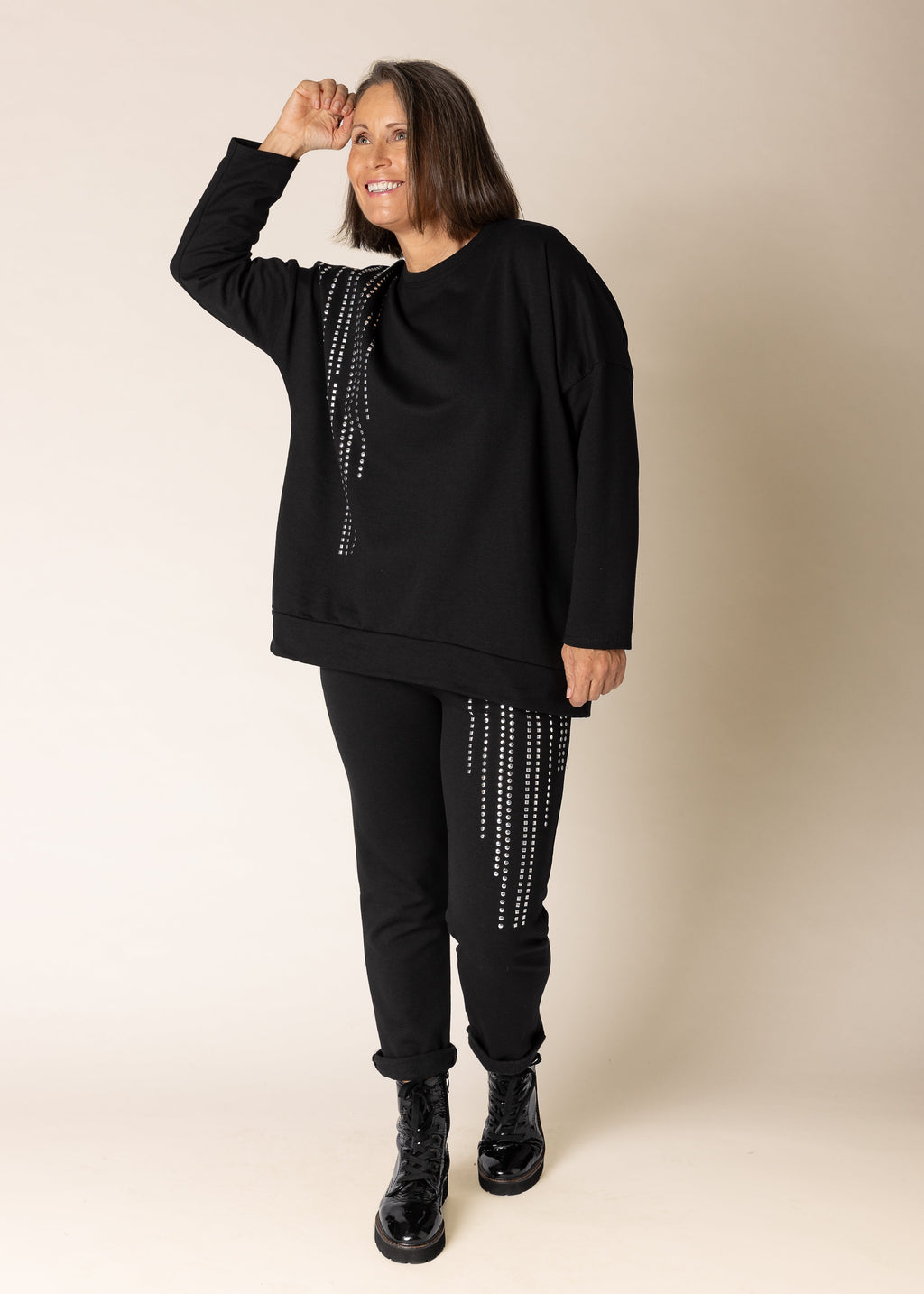Scarletta Cotton Top in Onyx