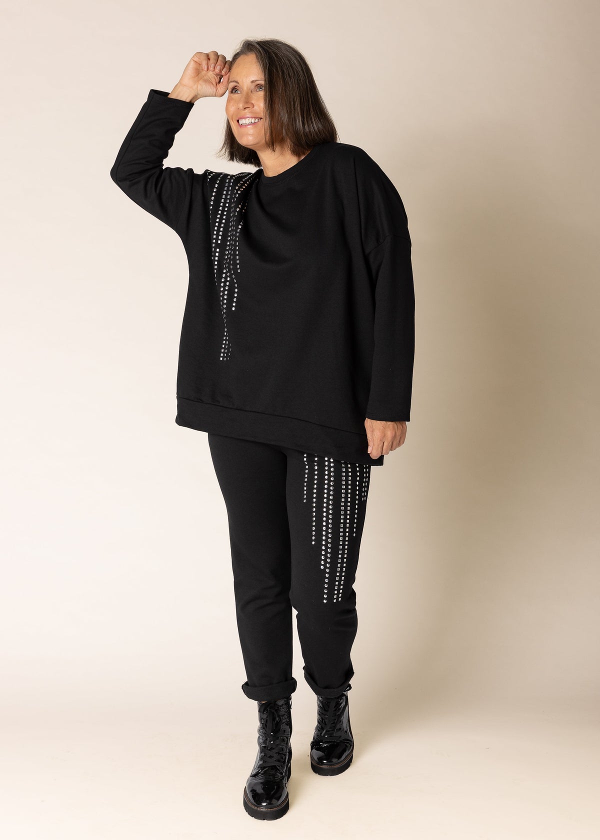 Scarletta Cotton Top in Onyx