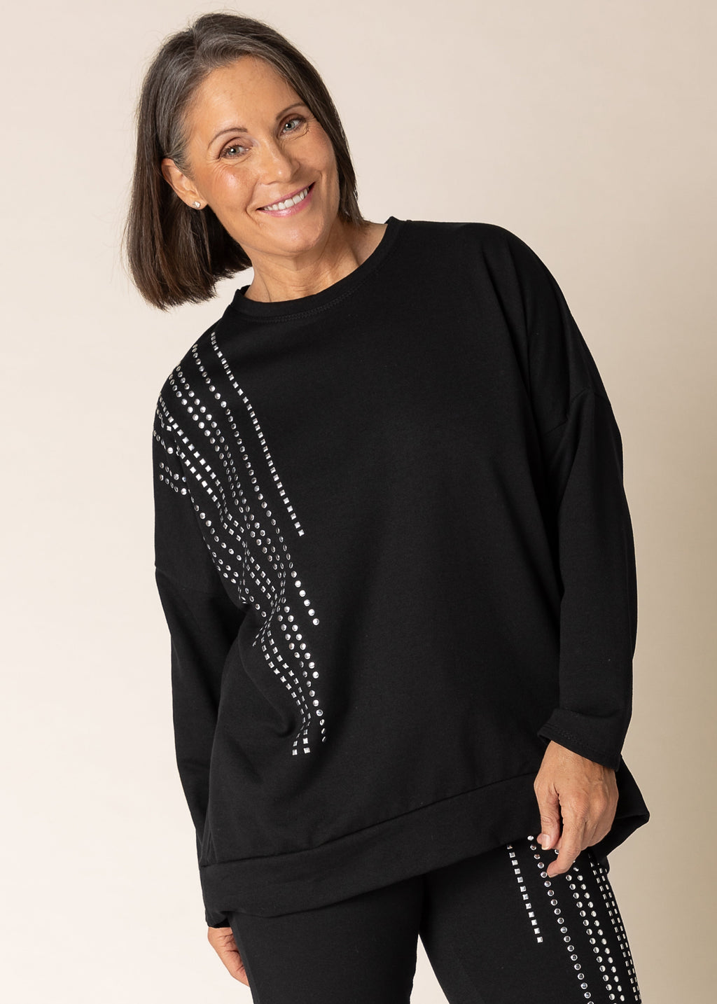 Scarletta Cotton Top in Onyx