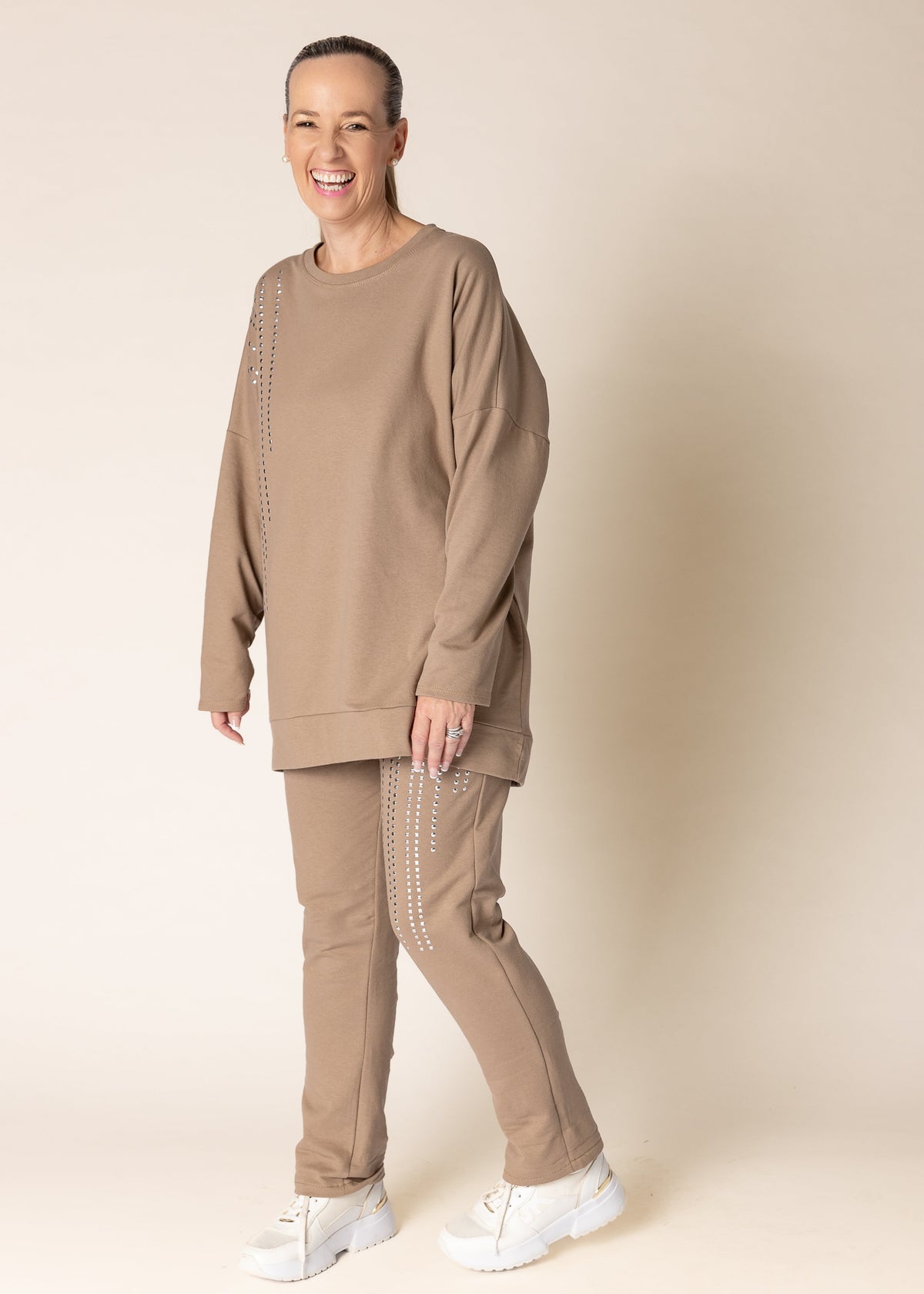 Scarletta Cotton Top in Mocha