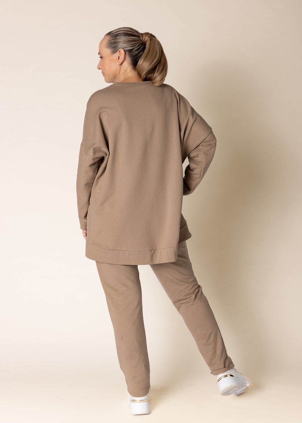 Scarletta Cotton Top in Mocha