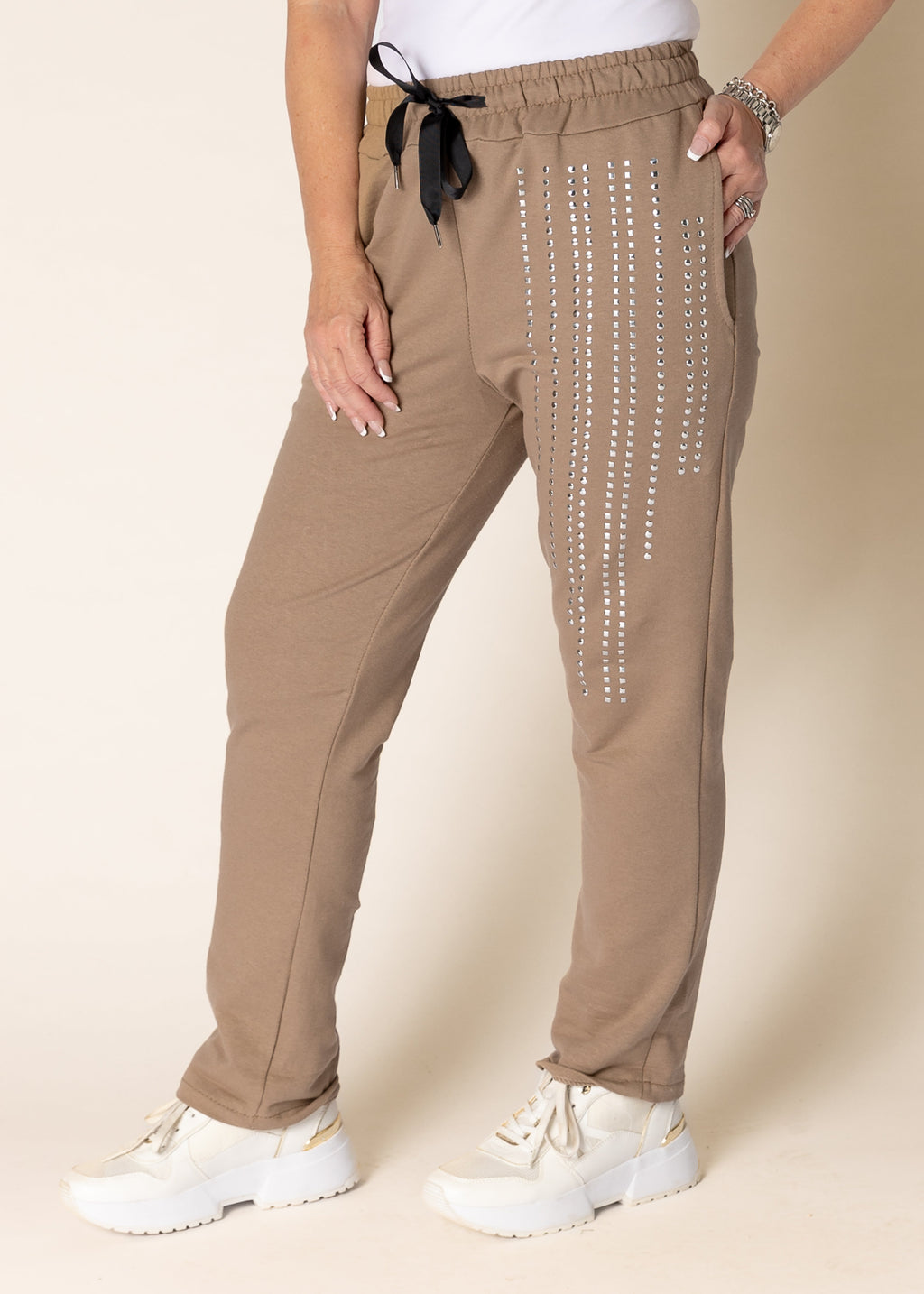 Danilla Cotton Pants in Mocha