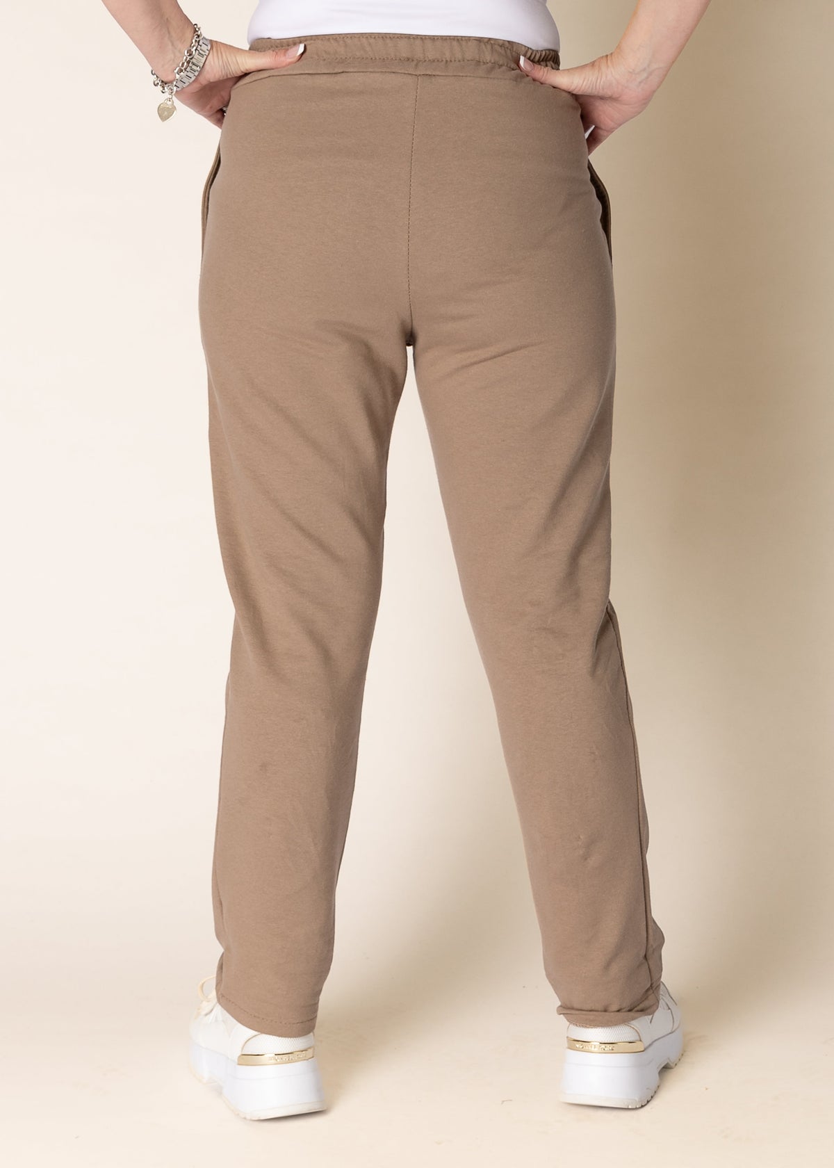 Danilla Cotton Pants in Mocha