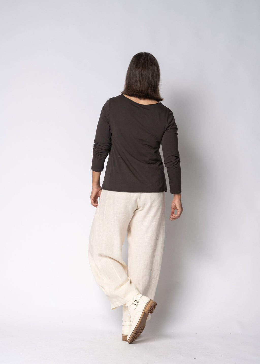 Mielle Top in Chocolate Truffle