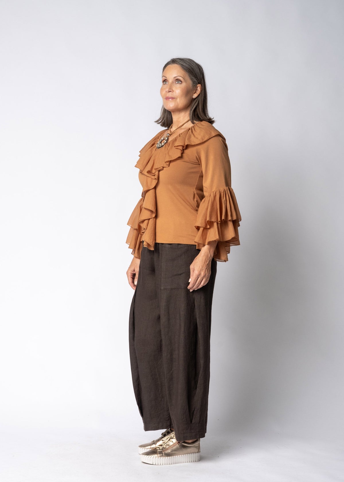 Fiorella Top in Sahara Sand