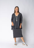 Emerie Dress in Granite