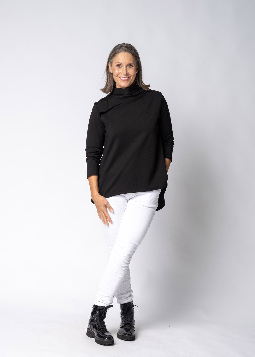 Arlina Top in Onyx