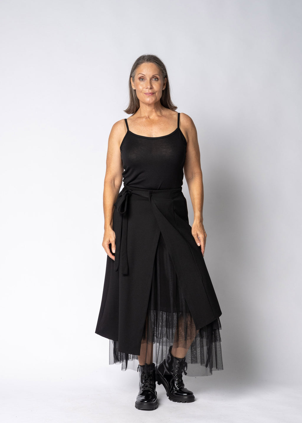 Zaria Skirt in Onyx