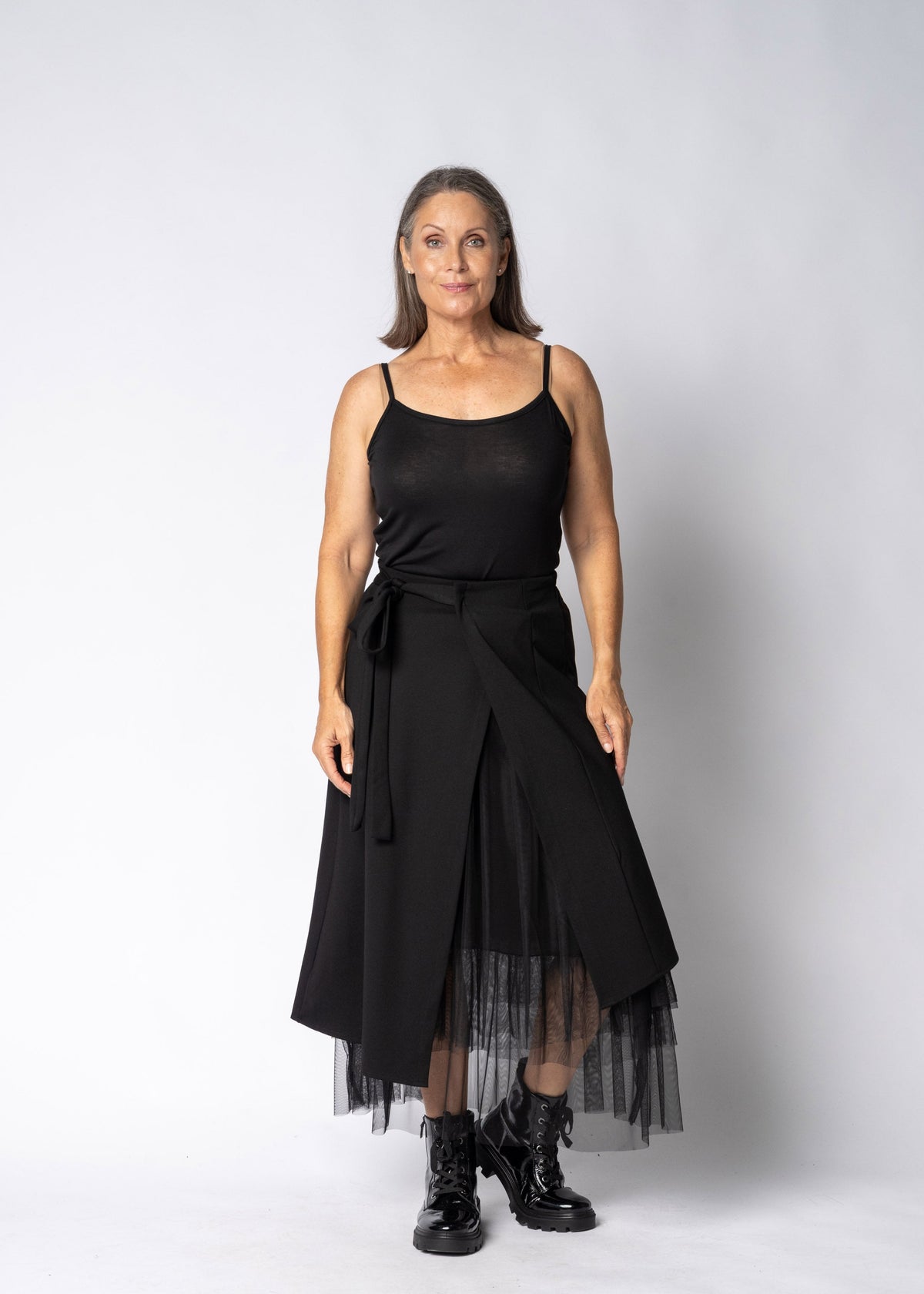 Zaria Skirt in Onyx