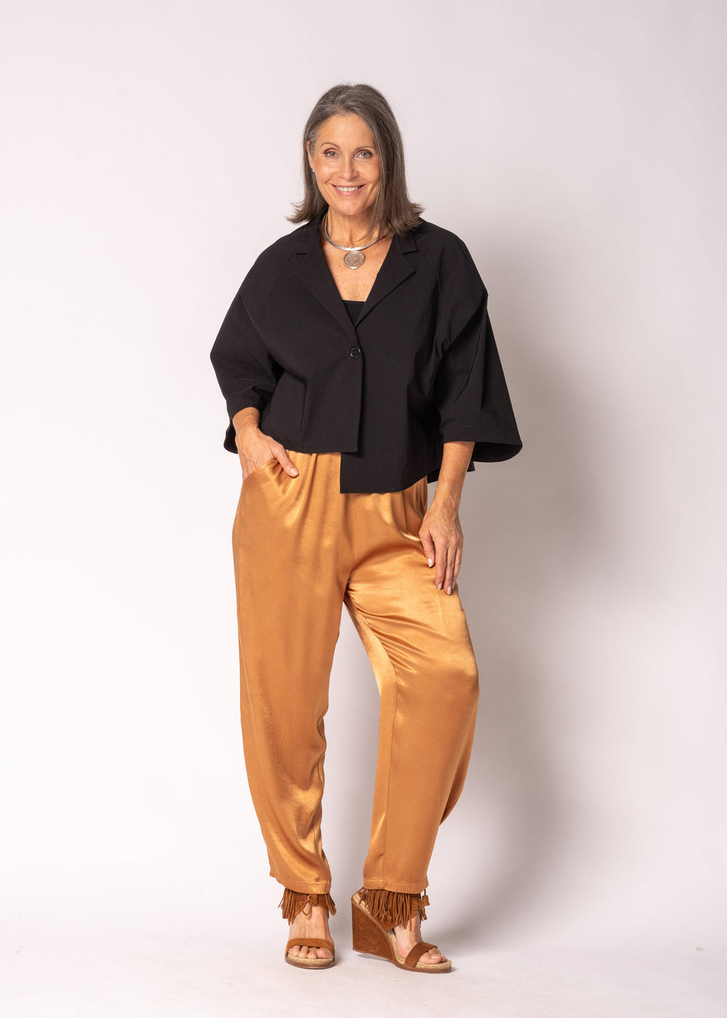 Valleria Top in Onyx