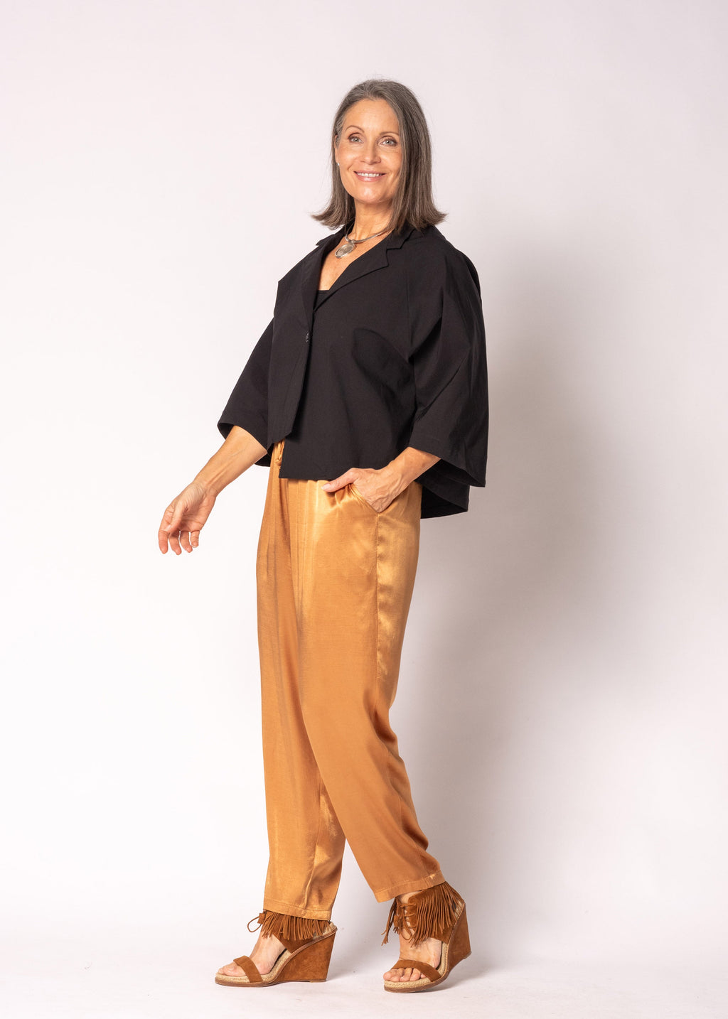 Valleria Top in Onyx