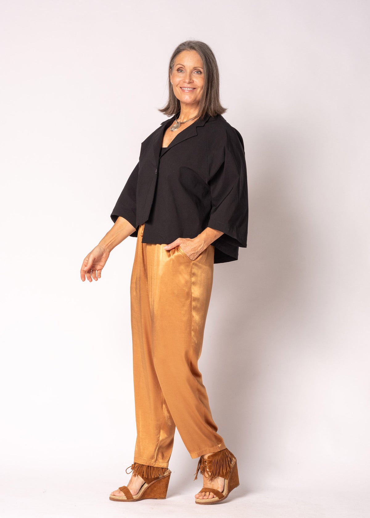 Valleria Top in Onyx