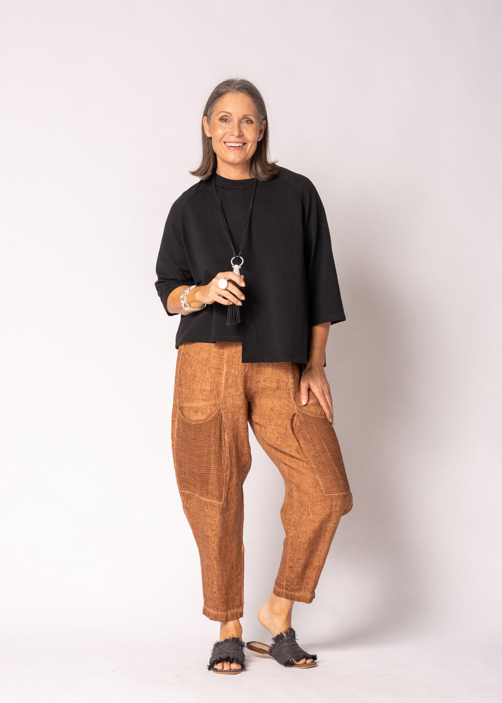 Lunaria Pants in Burnt Toffee