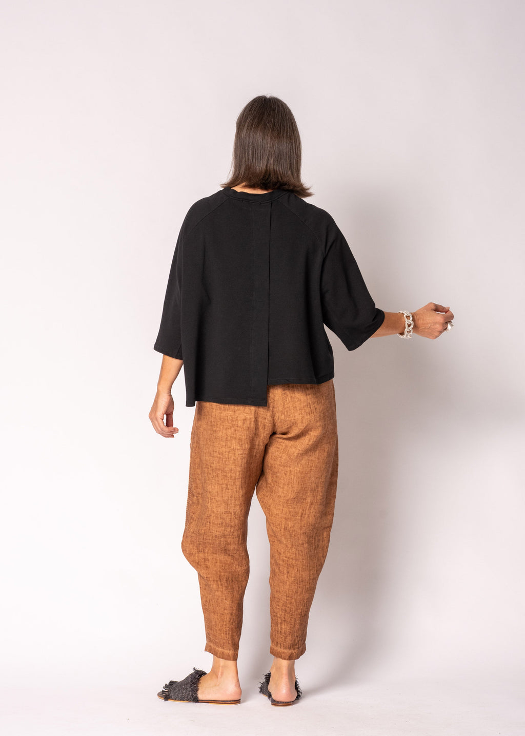 Serenelle Cotton Top in Onyx
