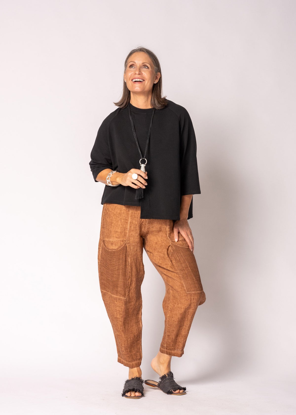 Lunaria Pants in Burnt Toffee