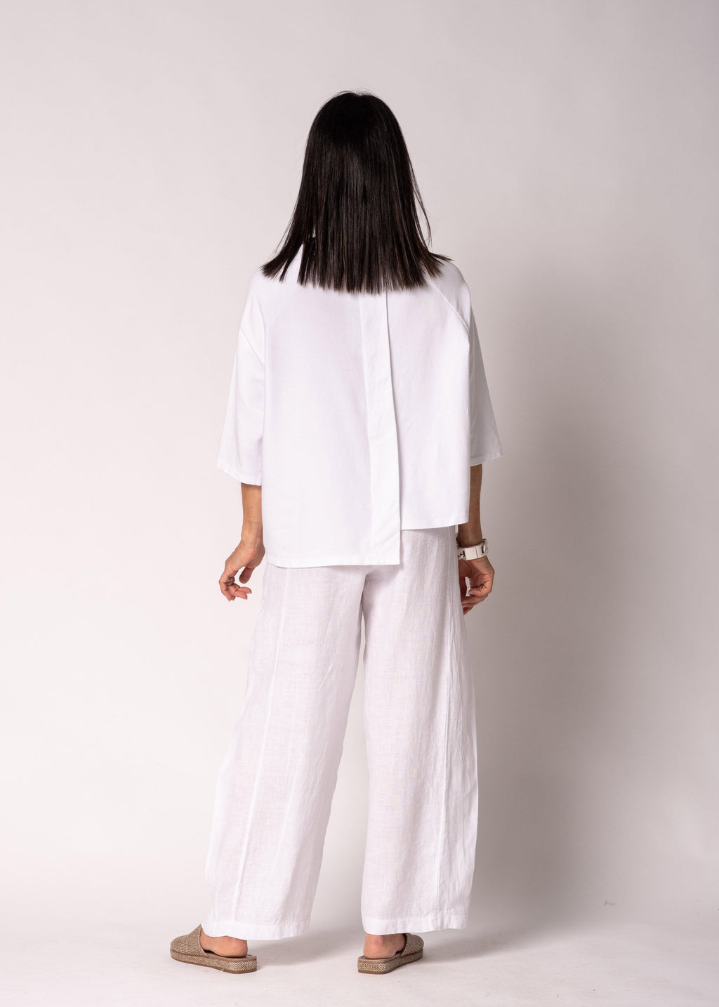 Serenelle Cotton Top in White