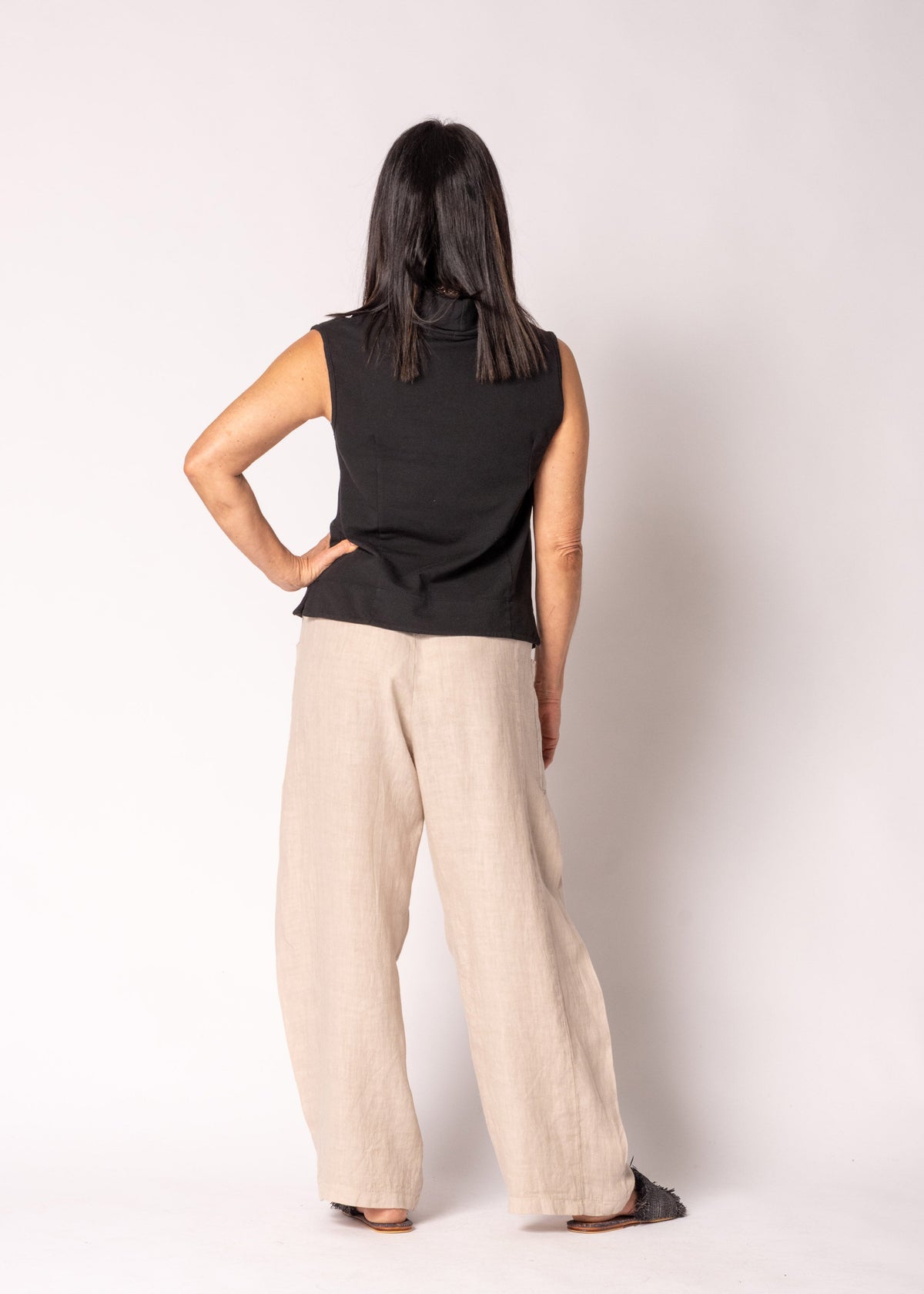 Loria Cotton Top in Onyx