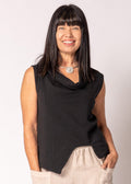 Loria Cotton Top in Onyx