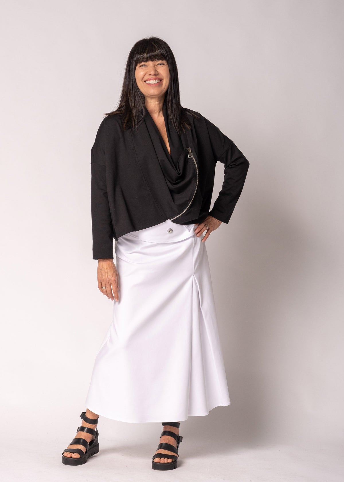 Geneva Skirt in White