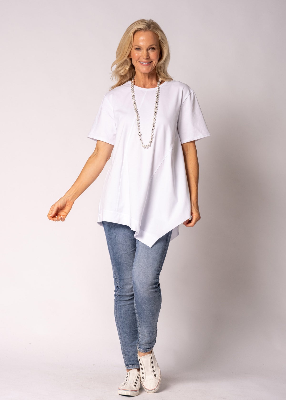 Alodia Cotton Top in White
