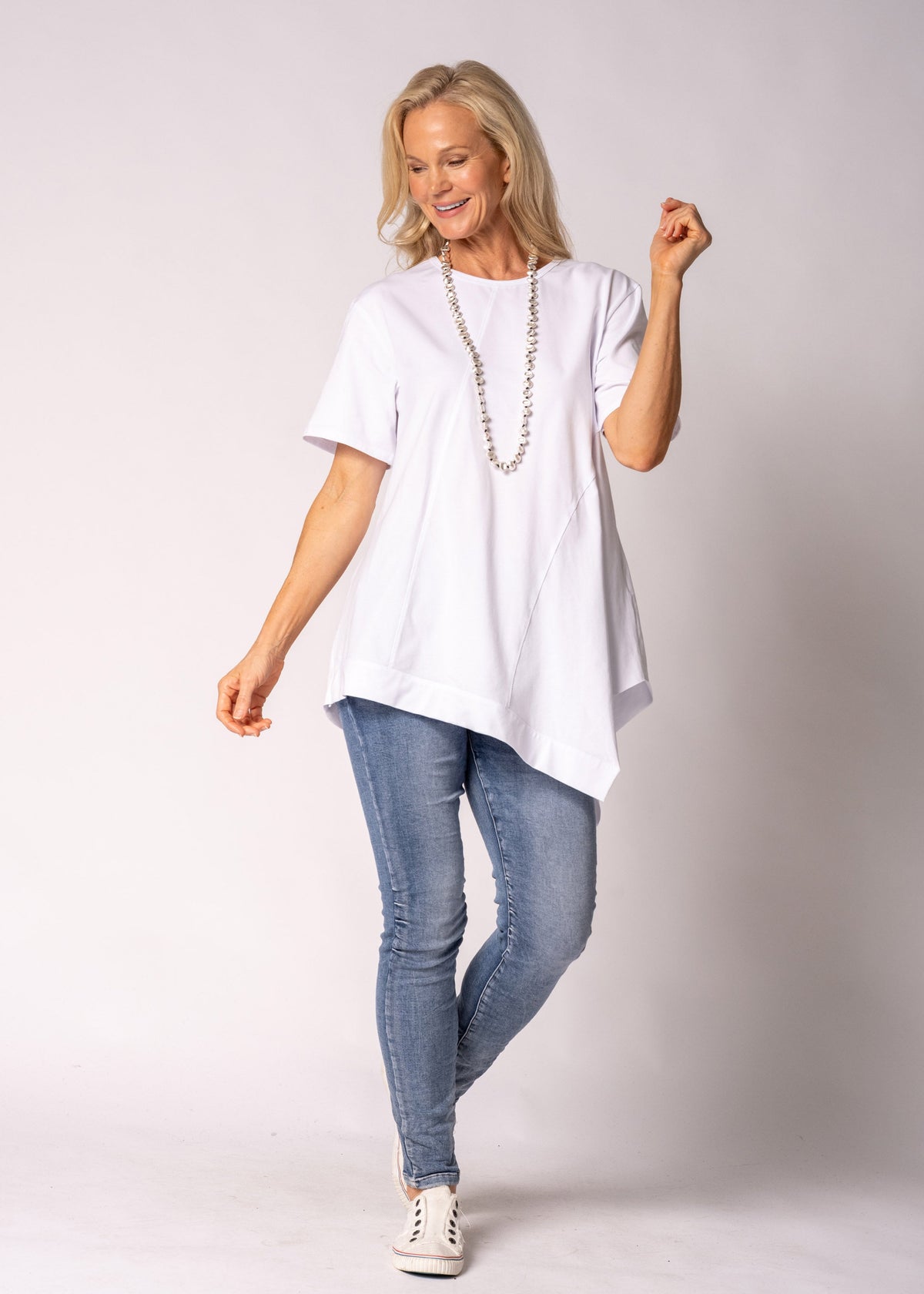 Alodia Cotton Top in White