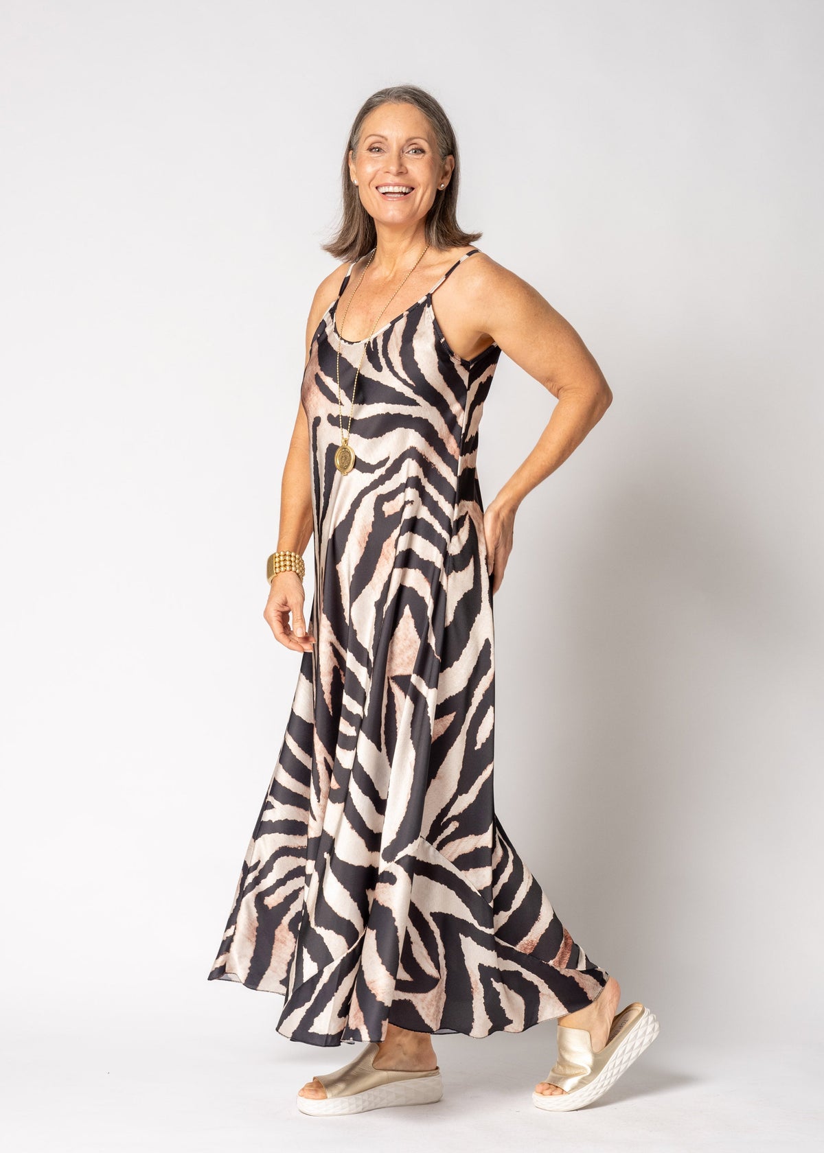 Arietta Dress in Onyx
