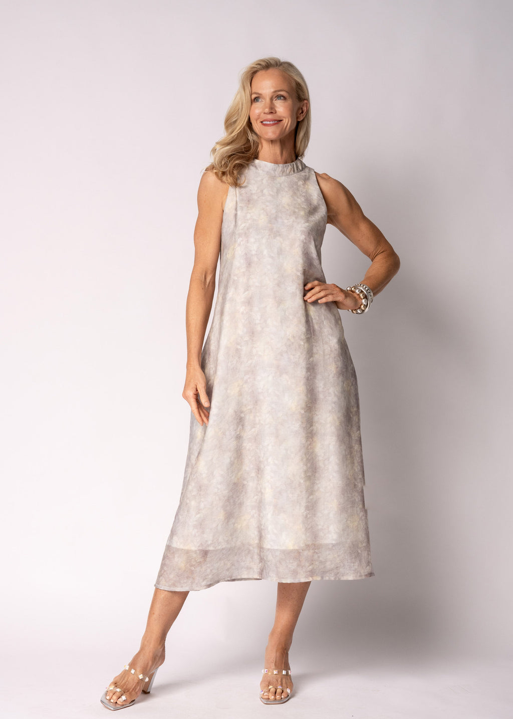 Solara Dress in Floral Garden