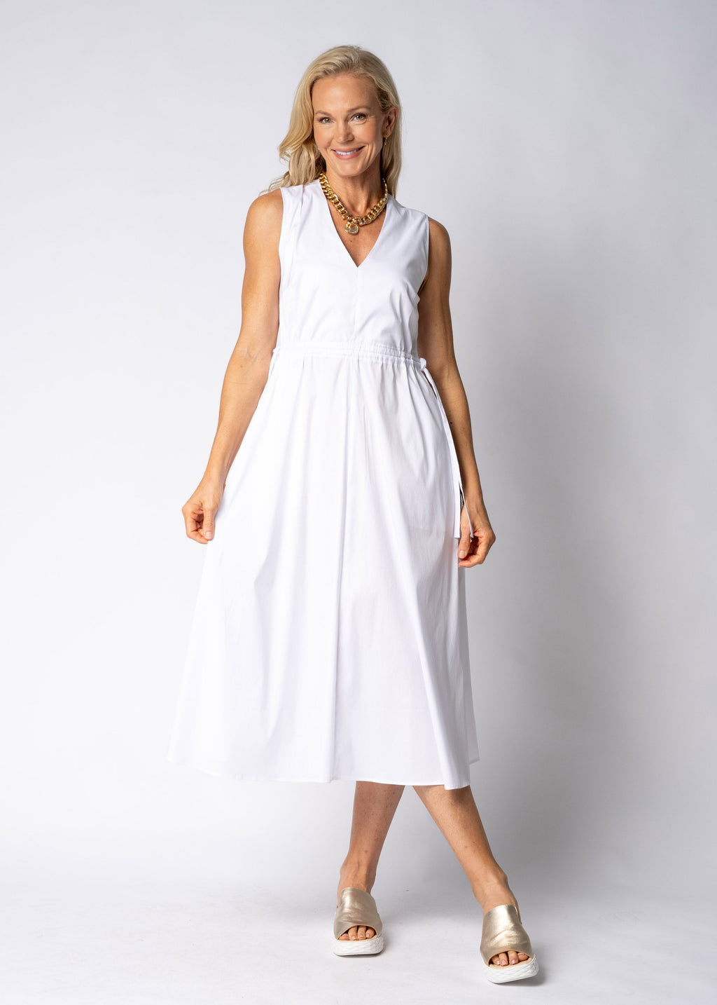 Jillda Dress in White