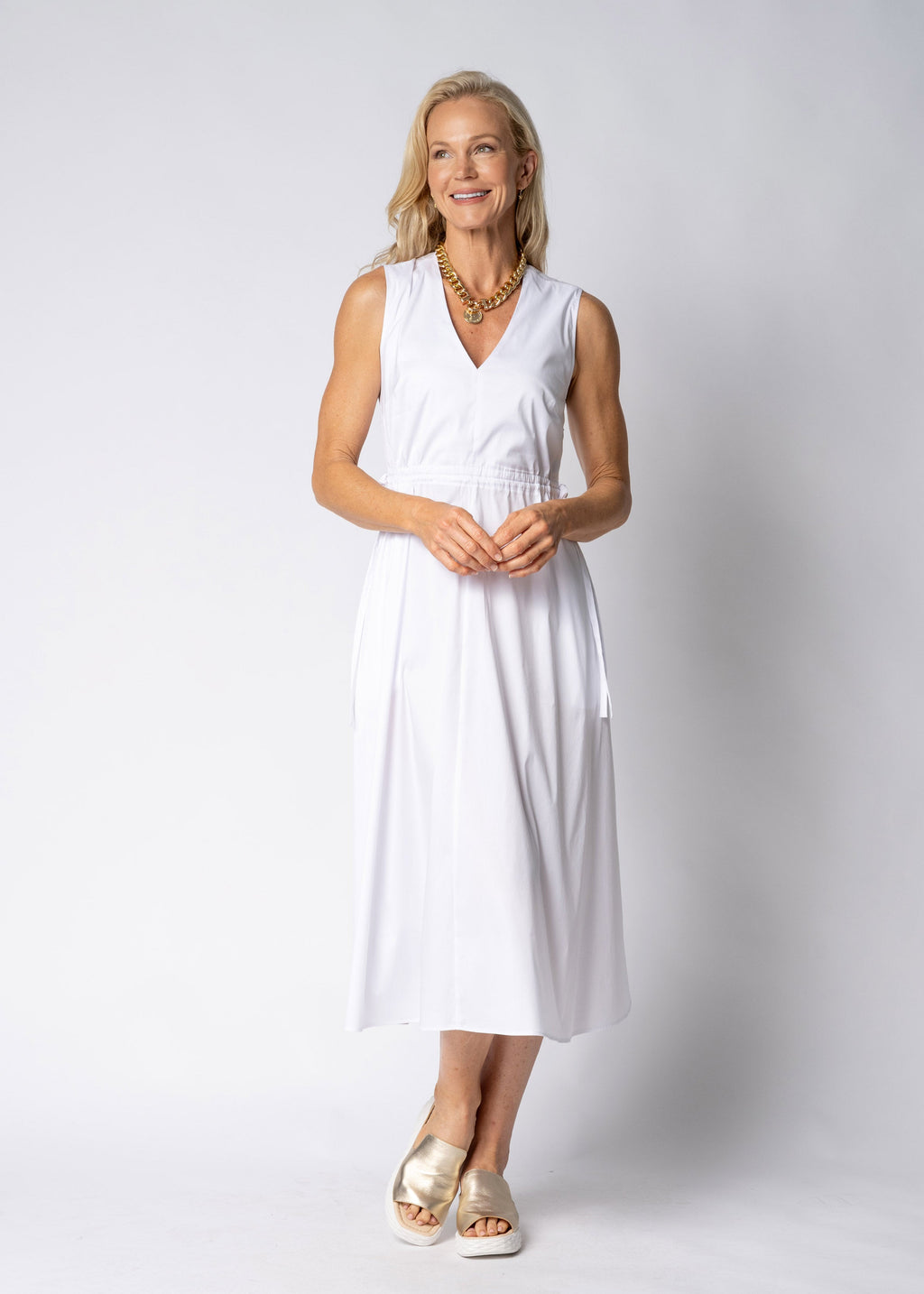 Jillda Dress in White