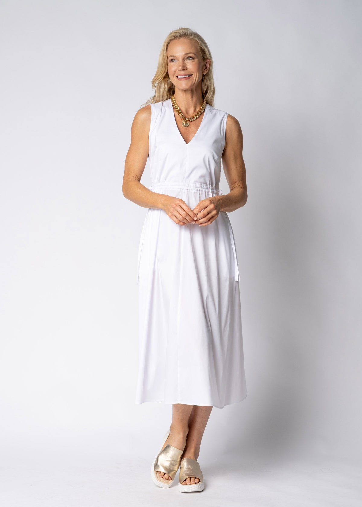 Jillda Dress in White