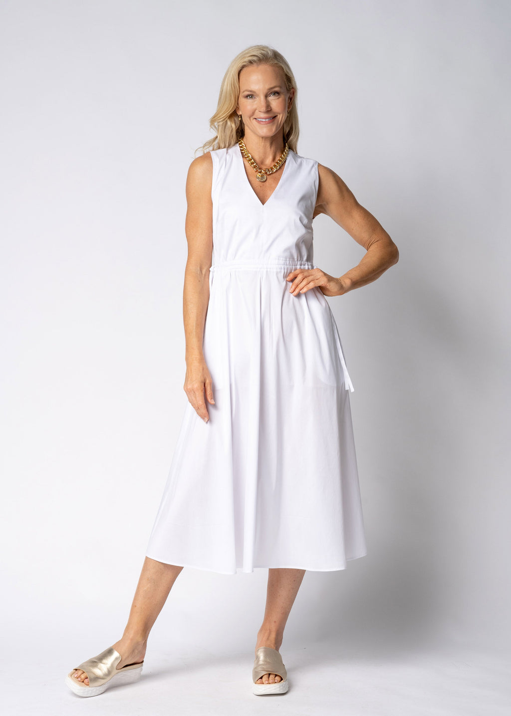 Jillda Dress in White
