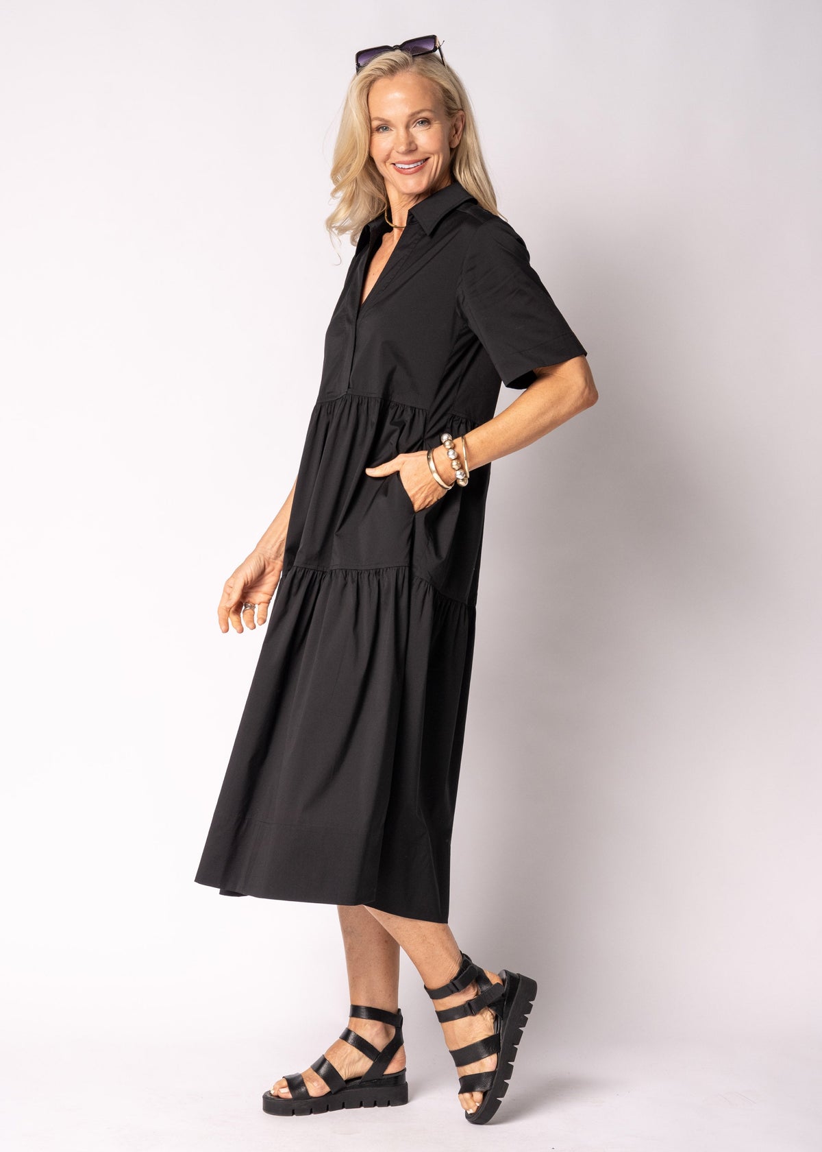 Nerina Dress in Onyx