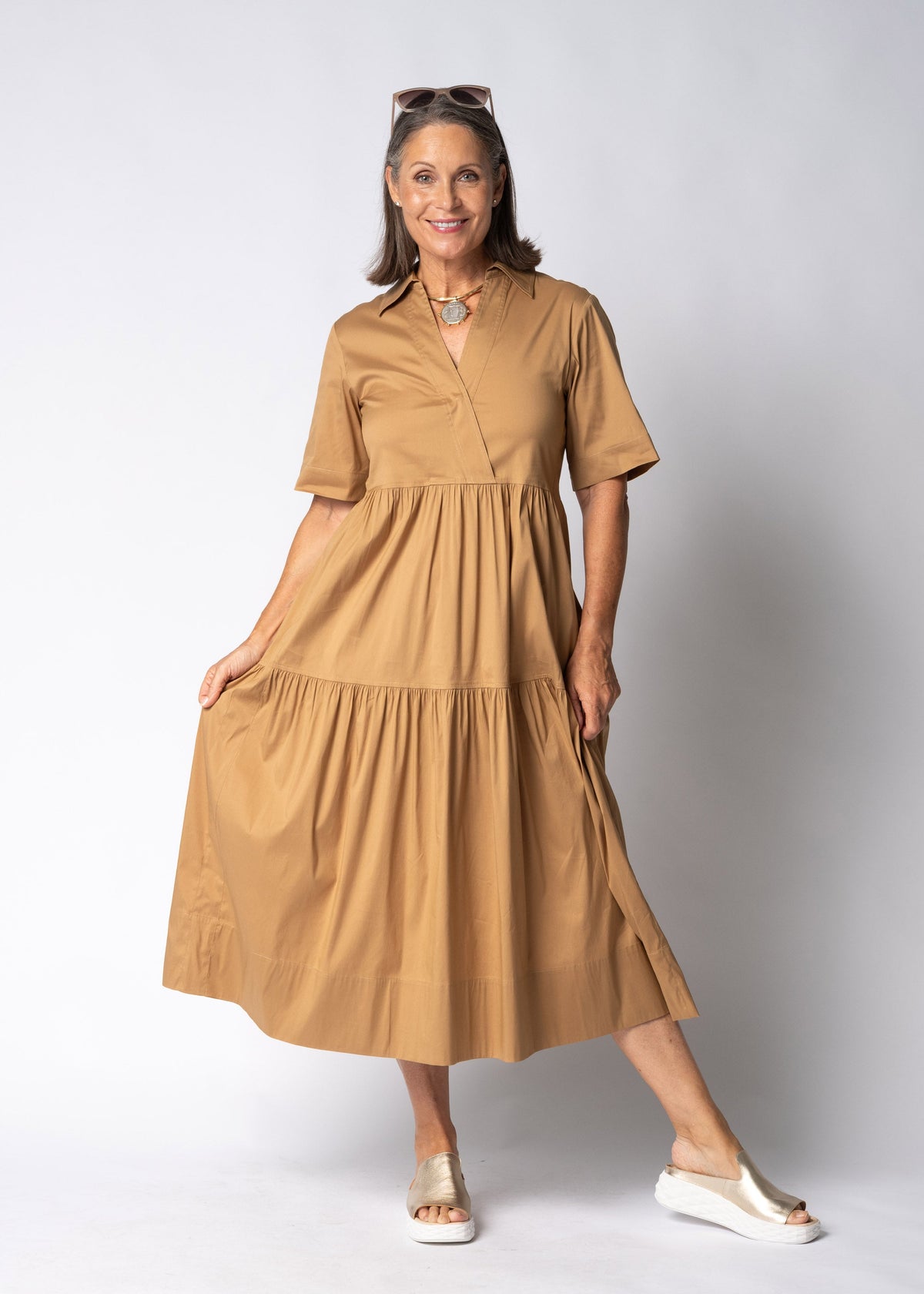 Nerina Dress in Desert