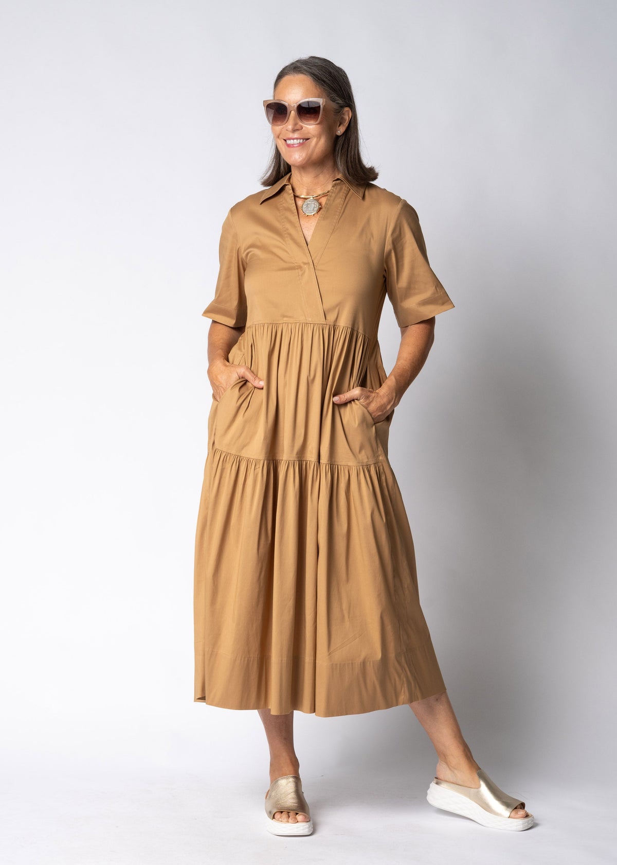 Nerina Dress in Desert