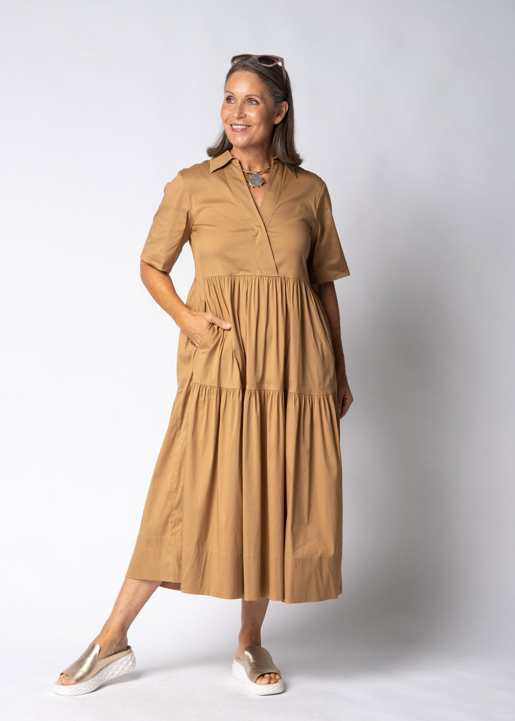 Nerina Dress in Desert